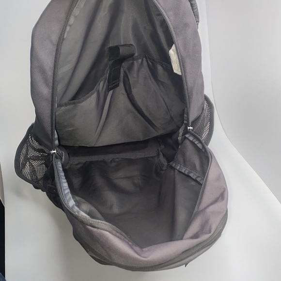 Trans By Jansport Backpack Bookbag Black Gray Plaid 17"x18"x6" - Picture 12 of 12